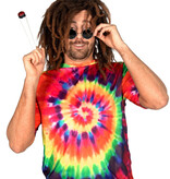 Shirt 60's Heren Hippie Tie Dye