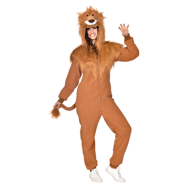 Leeuw Onesie Plush Volwassenen afbeelding