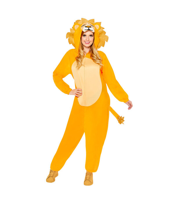 Onesie Leeuw Met Capuchon Volwassenen Lionel