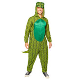 Krokodil Onesie Met Capuchon Volwassenen