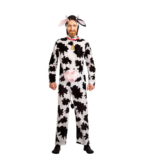 Kostuum Crazy Cow (3-Delig)