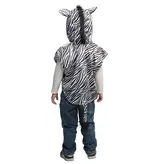 Pluche Kinderponcho Zebra