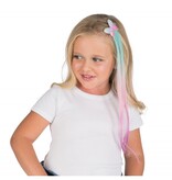 Vlinder Haarclip Met Blauw/Roze Haar
