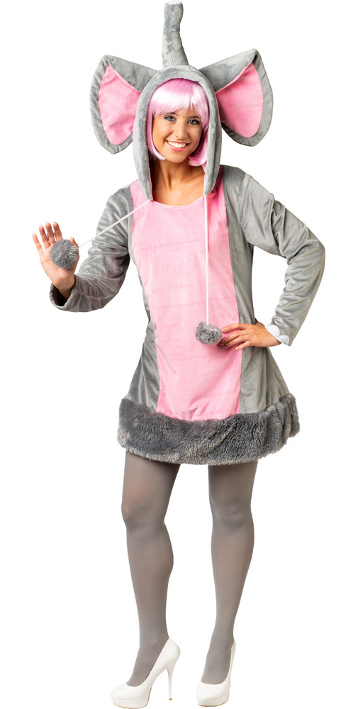 Olifant Jurk Carnaval Dames Ollie afbeelding