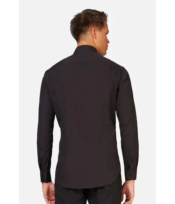 Opposuits Basic Overhemd Zwart Heren