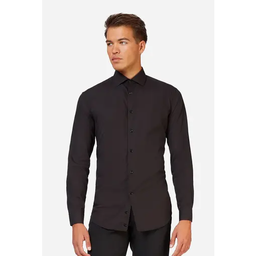Opposuits Basic Overhemd Zwart Heren
