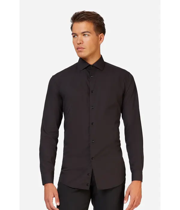 Opposuits Basic Overhemd Zwart Heren