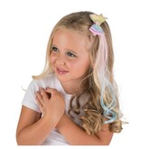 Eenhoorn Clip Met Blauw/Roze Haar