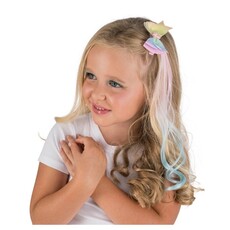 Eenhoorn Clip Met Blauw/Roze Haar