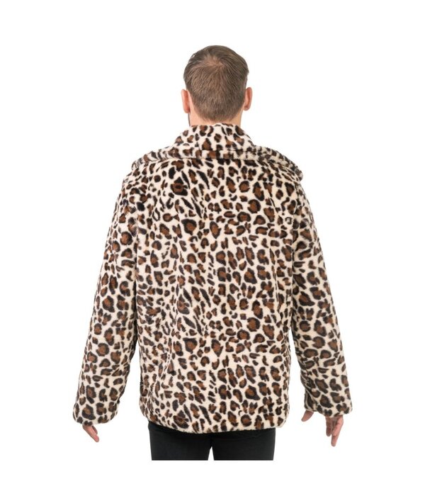 Luipaardprint Jas Heren