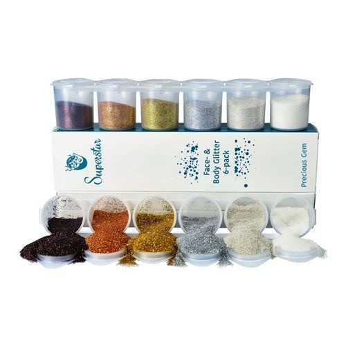 Glitter Mix Fine Precious Gem (6st) afbeelding