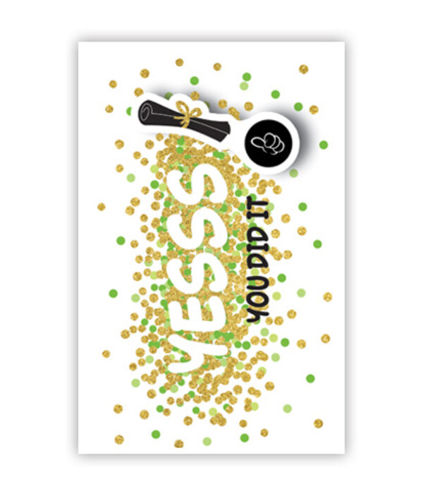 Wenskaart Yesss You Did It