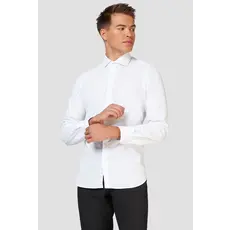 Opposuits Basic Overhemd Wit Heren