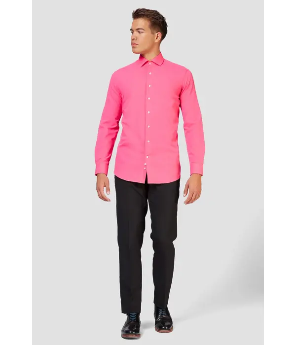 Opposuits Basic Overhemd Roze Heren