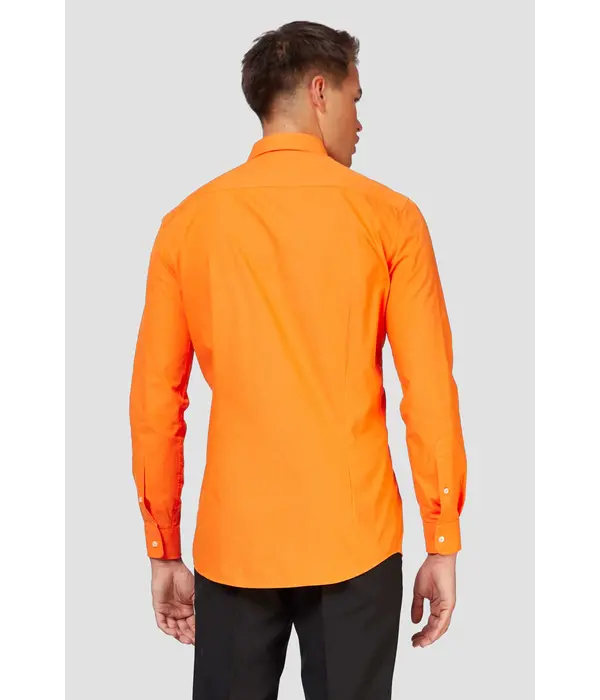 Opposuits Basic Overhemd Oranje Heren