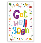 Get Well Soon Fruit Kaart Print