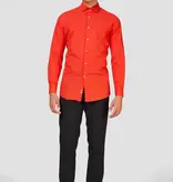 Opposuits Basic Overhemd Rood Heren