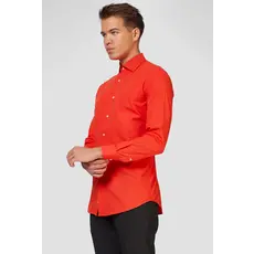 Opposuits Basic Overhemd Rood Heren