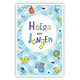 Wenskaart Hoera Een Jongen Blauw Gestanst