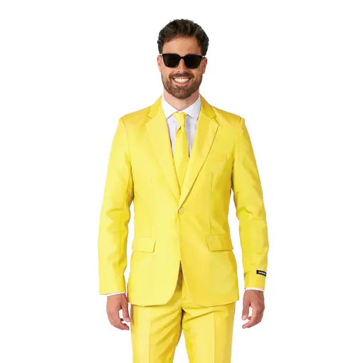 Suitmeister Maatpak Solid Geel Heren