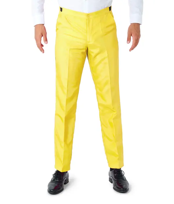 Suitmeister Maatpak Solid Geel Heren