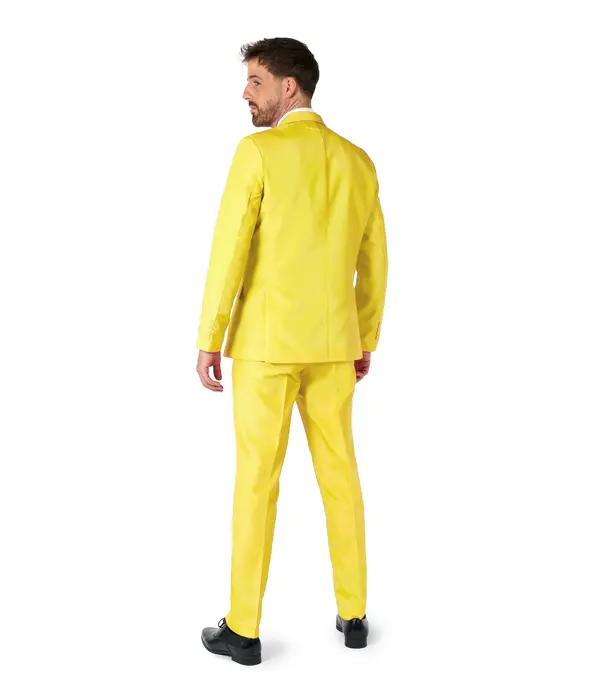 Suitmeister Maatpak Solid Geel Heren