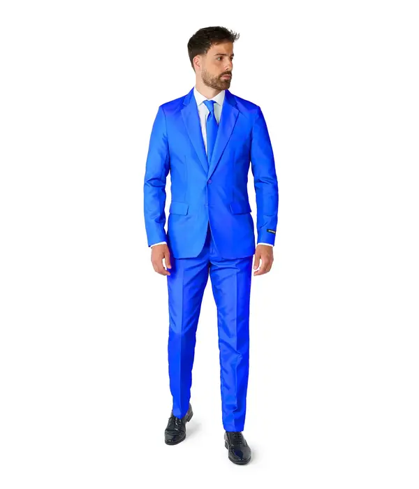 Suitmeister Maatpak Solid Blauw Heren