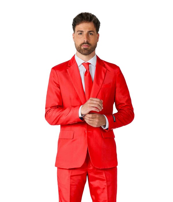 Suitmeister Maatpak Solid Rood Heren