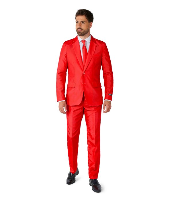Suitmeister Maatpak Solid Rood Heren