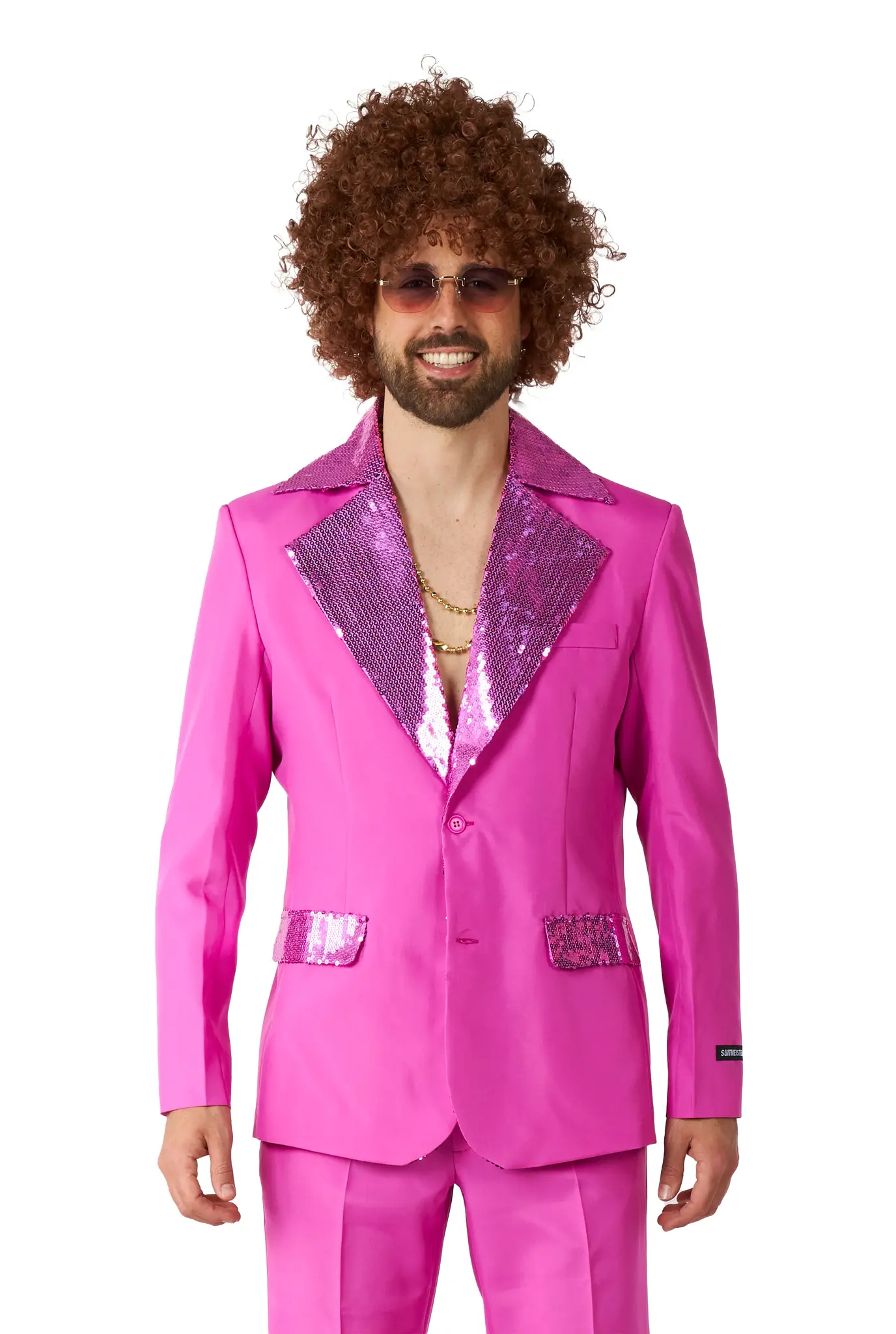 Suitmeister Maatpak Disco Roze Heren afbeelding