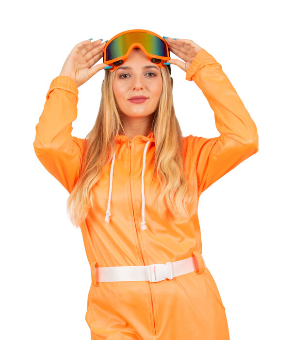 Ski Bril Neon Oranje Volwassenen