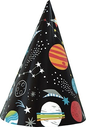 Feesthoedjes Space Ruimte (8st) afbeelding