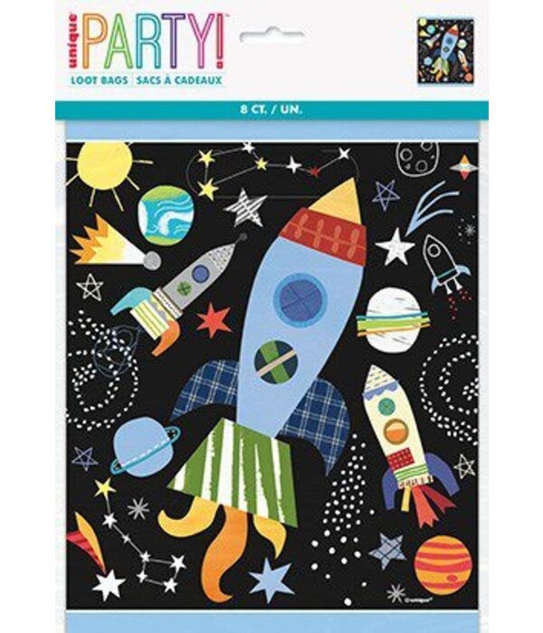 Uitdeelzakjes Space Ruimte (8st)