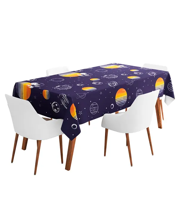 Tafelkleed Papier Space Planeten (120x180 cm)