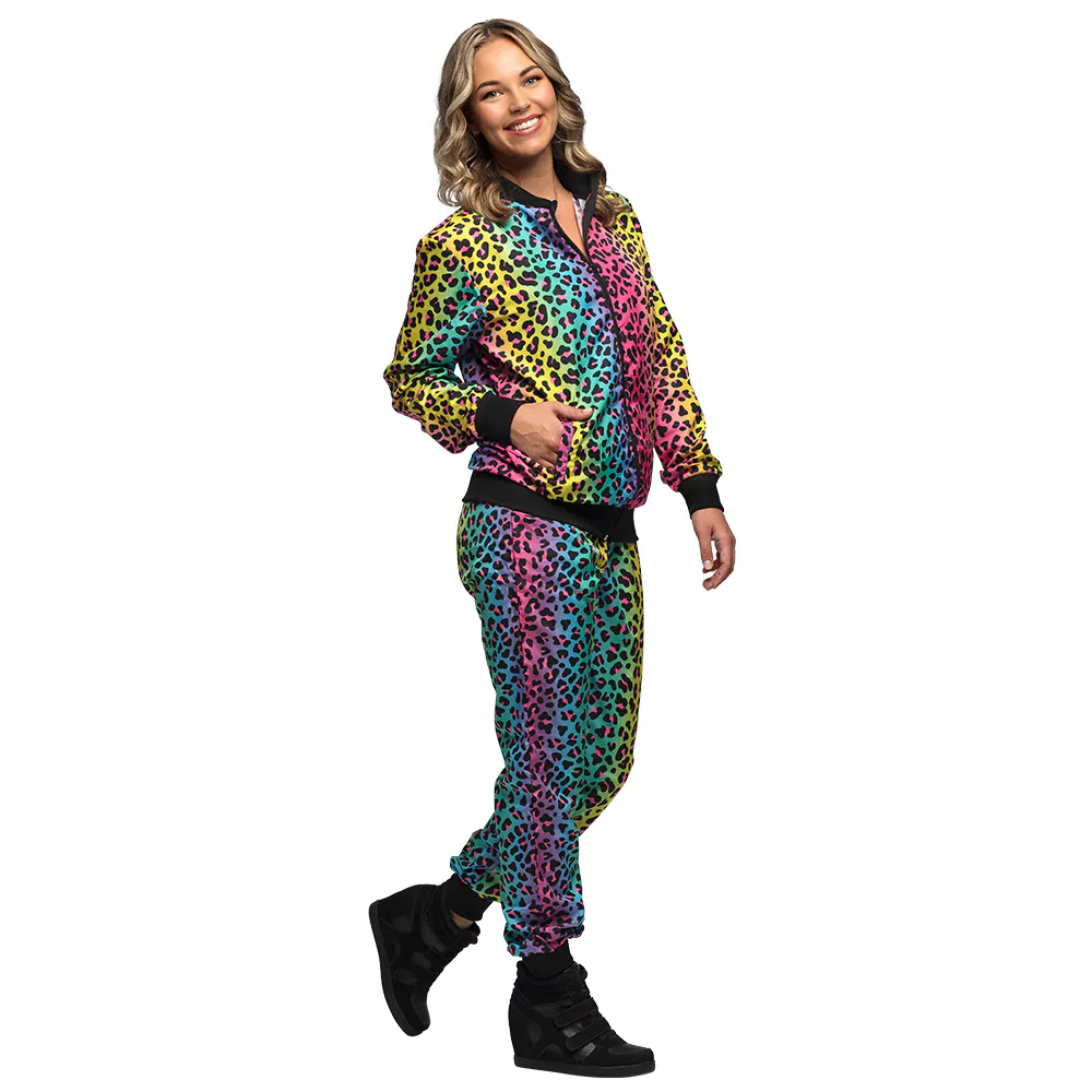 Trainingspak Regenboog Panter Babe afbeelding