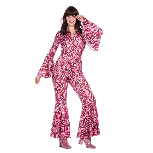 70's Catsuit Disco Diva Roze