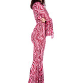 70's Catsuit Disco Diva Roze