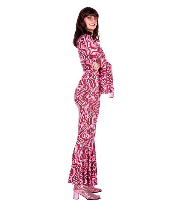 70's Catsuit Disco Diva Roze