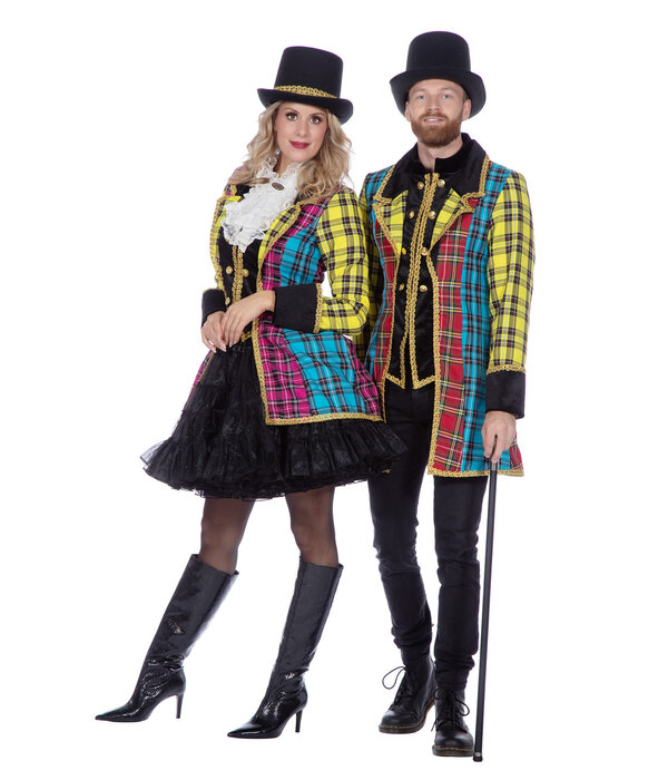 Jas Schotse Ruit Gekleurd Man Premium