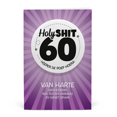 Button Verjaardag Kaart Holy Shit 60 Jaar