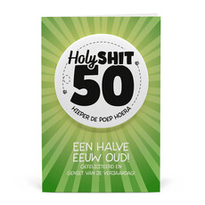 Button Verjaardag Kaart Holy Shit 50 Jaar