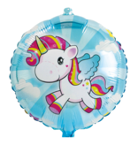 Unicorn folieballon - 45 cm