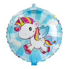 Unicorn folieballon - 45 cm