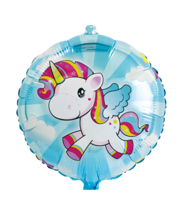 Unicorn folieballon - 45 cm