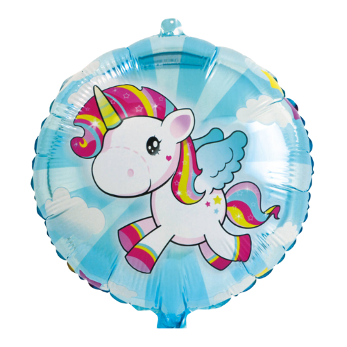 Unicorn folieballon - 45 cm afbeelding