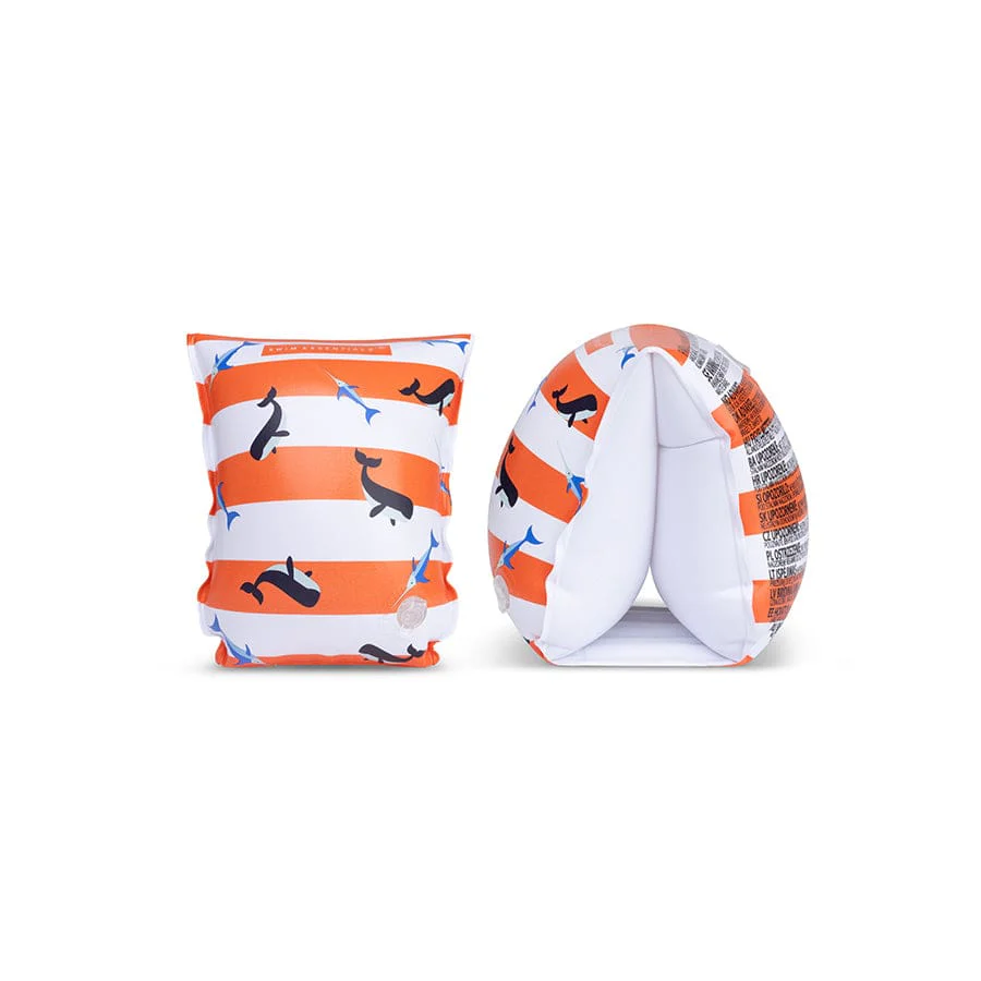 Walvis Baby Zwembandjes Rood Wit (0-2 Jaar)