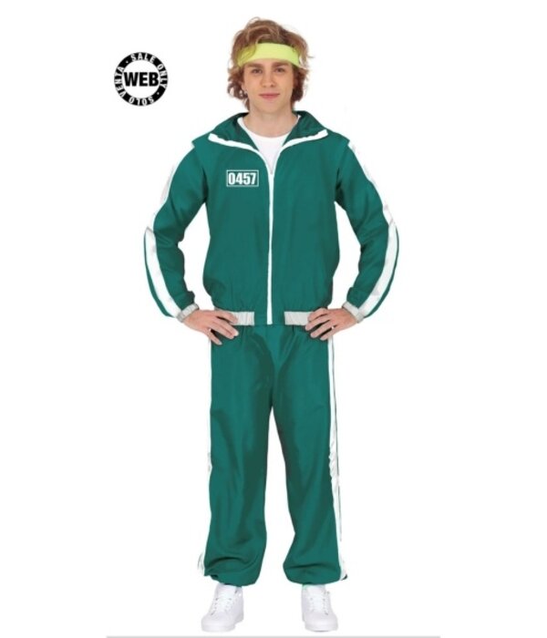 Squid Game Groen Trainingspak Heren