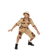 Safari Man Kostuum Kort