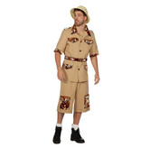 Safari Man Kostuum Kort