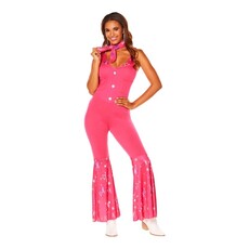 Barbie Western Jumpsuit Roze volwassenen ™